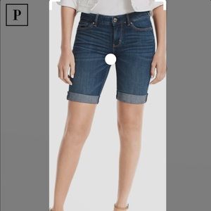 Blue Bermuda shorts